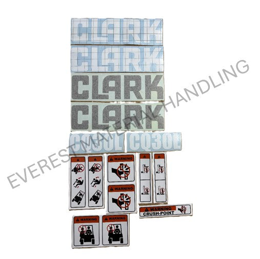 DECAL SET - CLARK CQ30L