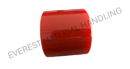 PALLET JACK NYLON BACK POLY WHEEL WITH BEARINGS (RED)