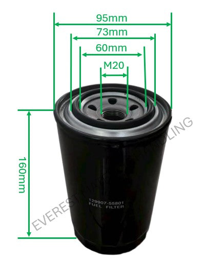 FUEL FILTER YANMAR 4TNV98/94/4TNE98