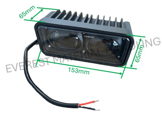 RED LED STROBE LAMP DC10V-80V