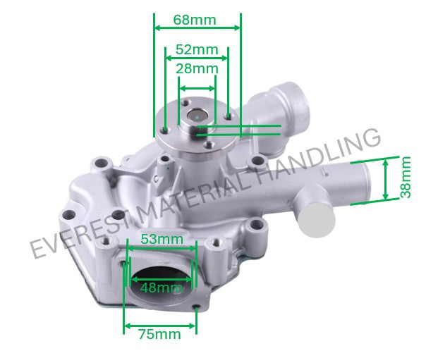 WATER PUMP TOYOTA 1Z/2Z/11Z/12Z/13Z/14Z/15Z