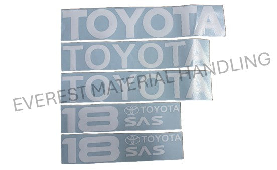 DECAL SET - TOYOTA 1.8T