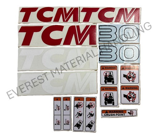 DECAL SET - TCM 3.0T