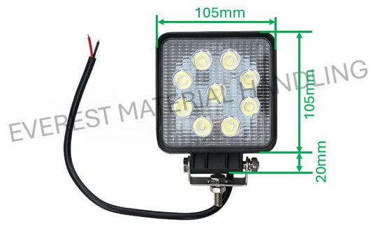 HEAD LAMP ASSEMBLY DC12V-80V/27W (LED)