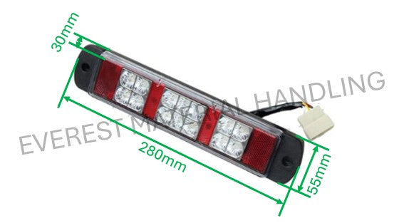 REAR COMBINATION LAMP KOMATSU / HYSTER / HILECTRO CPD20 FORKLIFT 48V (LED)