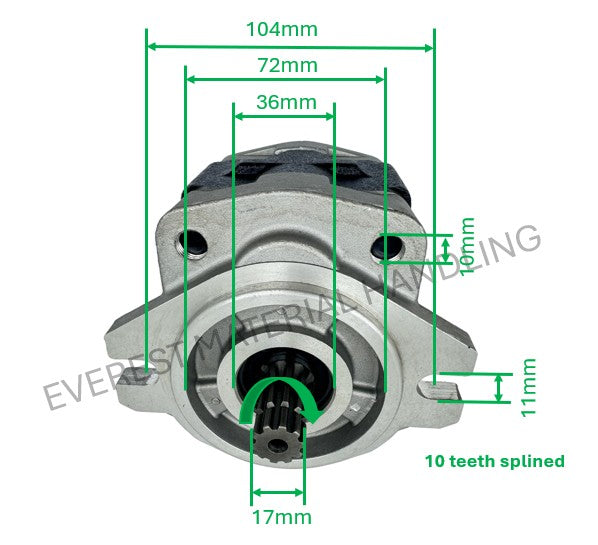 HYDRAULIC PUMP HELI/TCM FG20-30/K21