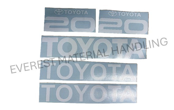 DECAL SET - TOYOTA 2.0T
