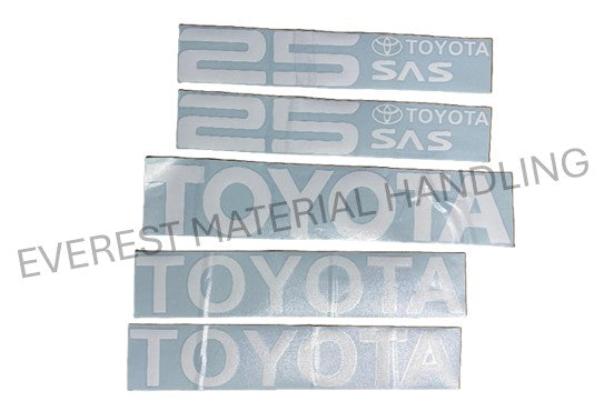 DECAL SET - TOYOTA 2.5T