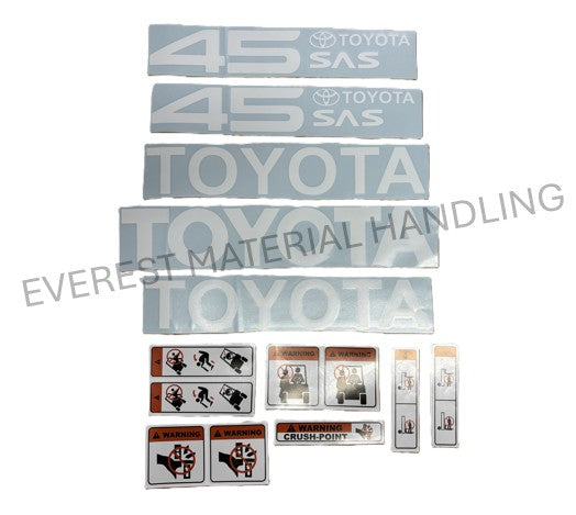 DECAL SET - TOYOTA 4.5T