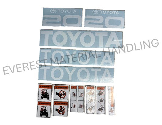 DECAL SET - TOYOTA 2.0T