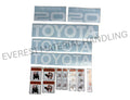 DECAL SET - TOYOTA 2.0T