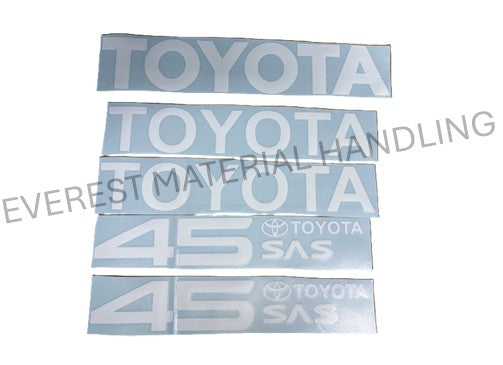 DECAL SET - TOYOTA 4.5T