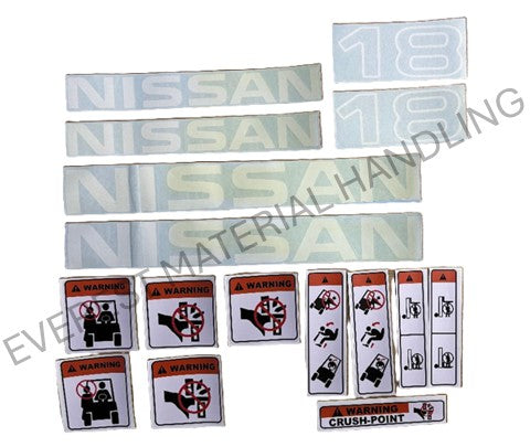DECAL SET - NISSAN 1.8T