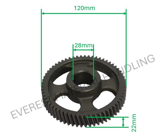 GEAR CAMSHAFT TIMING TOYOTA 1DZ/6-8F
