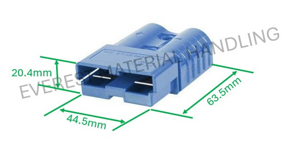 ANDRSON CONNECTOR ASSY 120A 600V (BLUE)