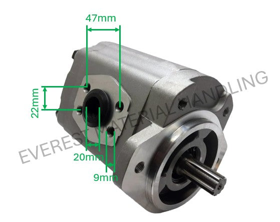 HYDRAULIC PUMP TOYOTA 4Y/1DZ/1Z 6FD20-30