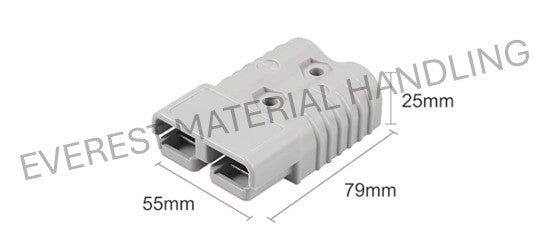 ANDERSON CONNECTOR ASSY 175A 600V (GREY)