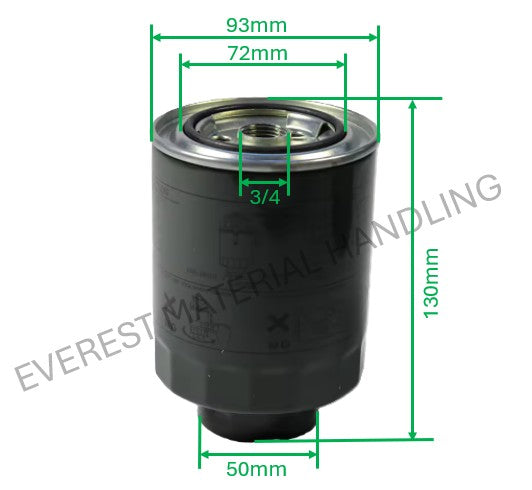 FUEL FILTER TOYOTA 7-8F/1DZ-2/2Z-2/3Z/13Z/14Z/15Z