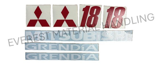 DECAL SET - MITSUBISHI 1.8T