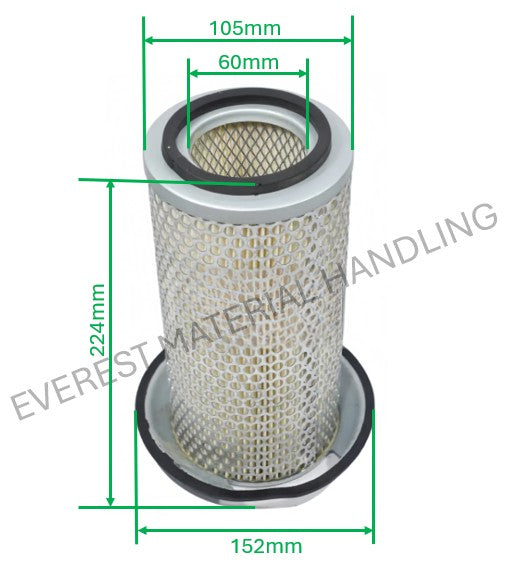 AIR FILTER OUTER FD10-18/FD20-25