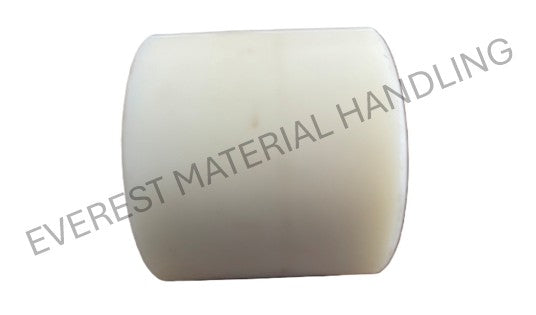 PALLET JACK NYLON BACK POLY WHEEL WITH BEARINGS (WHITE)