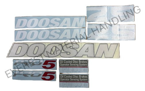 DECAL SET - DOOSAN 2.5T